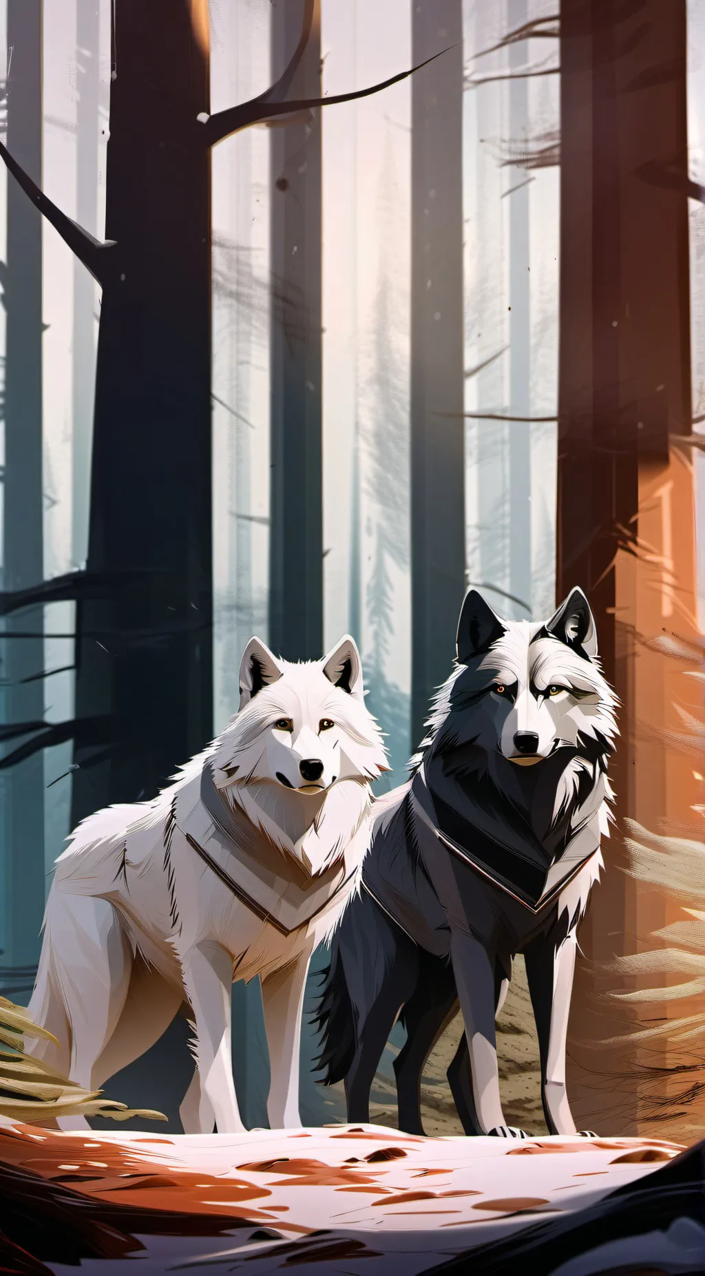 ai character: The forest pack background