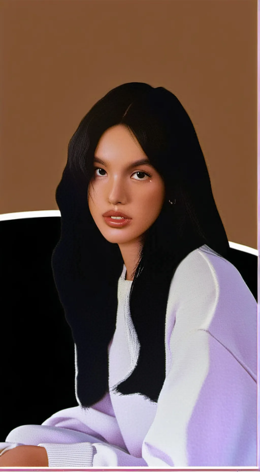 ai character: Olivia Rodrigo  background