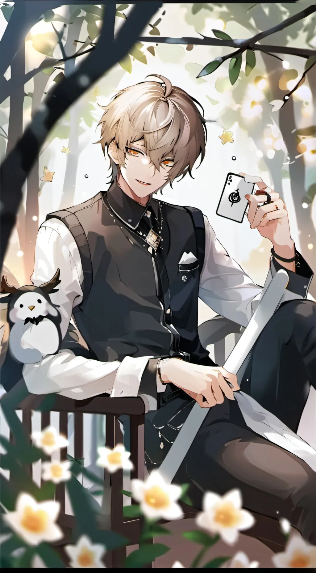 ai character: Evan background