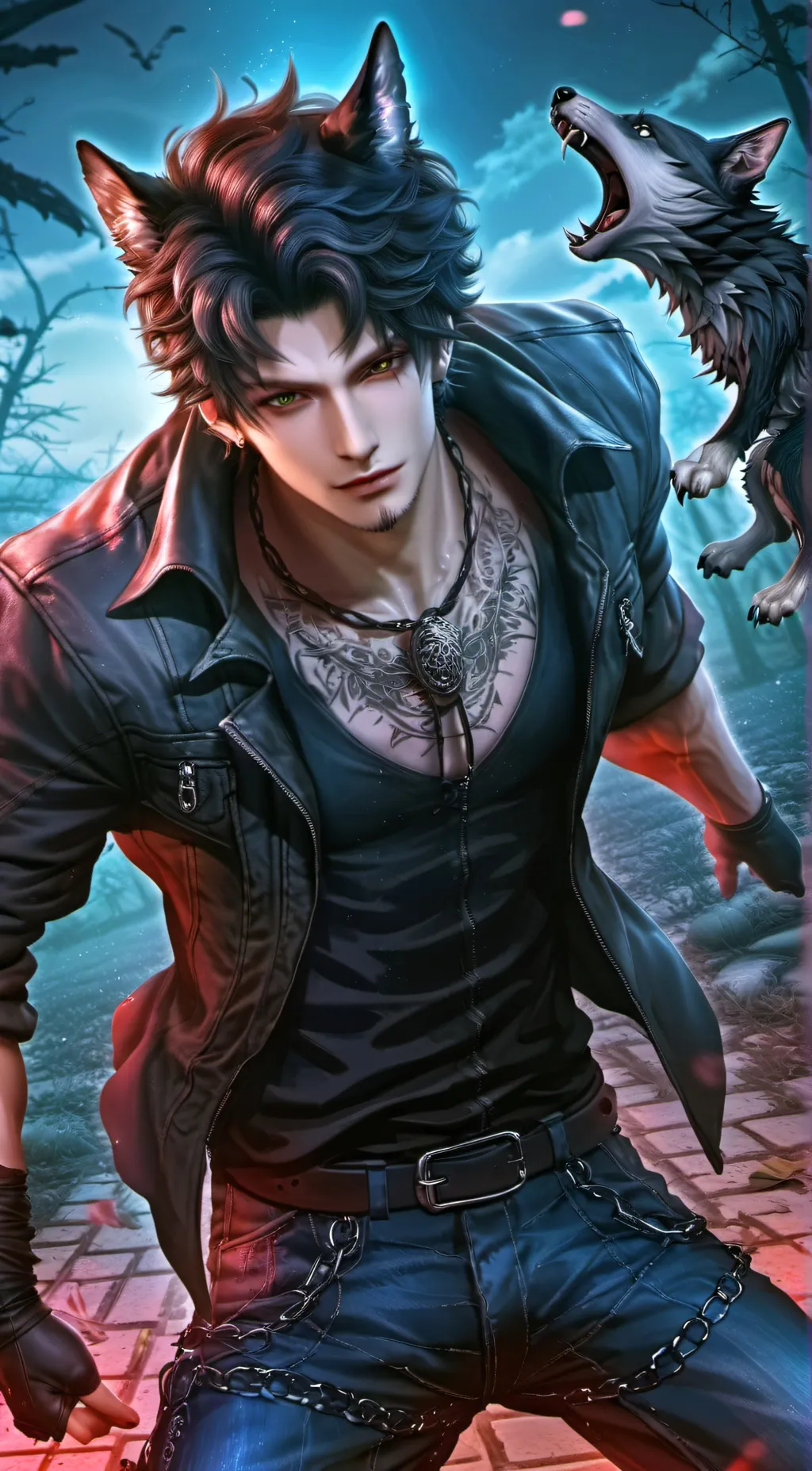 ai character: Alpha Storm background