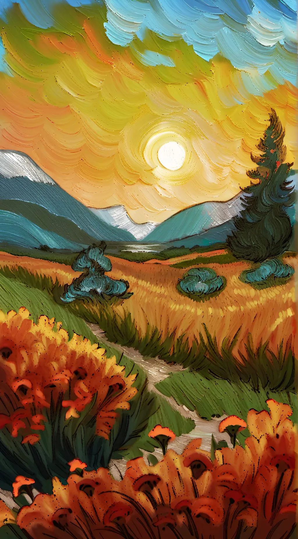 ai character: tokyo circus(TR)  background