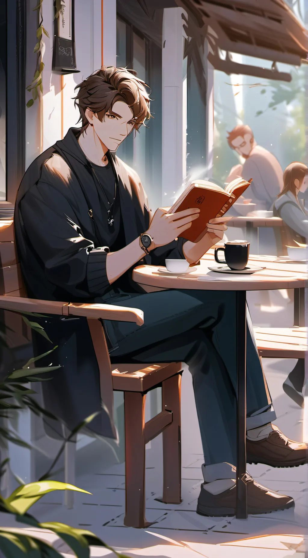 ai character: DBZ background