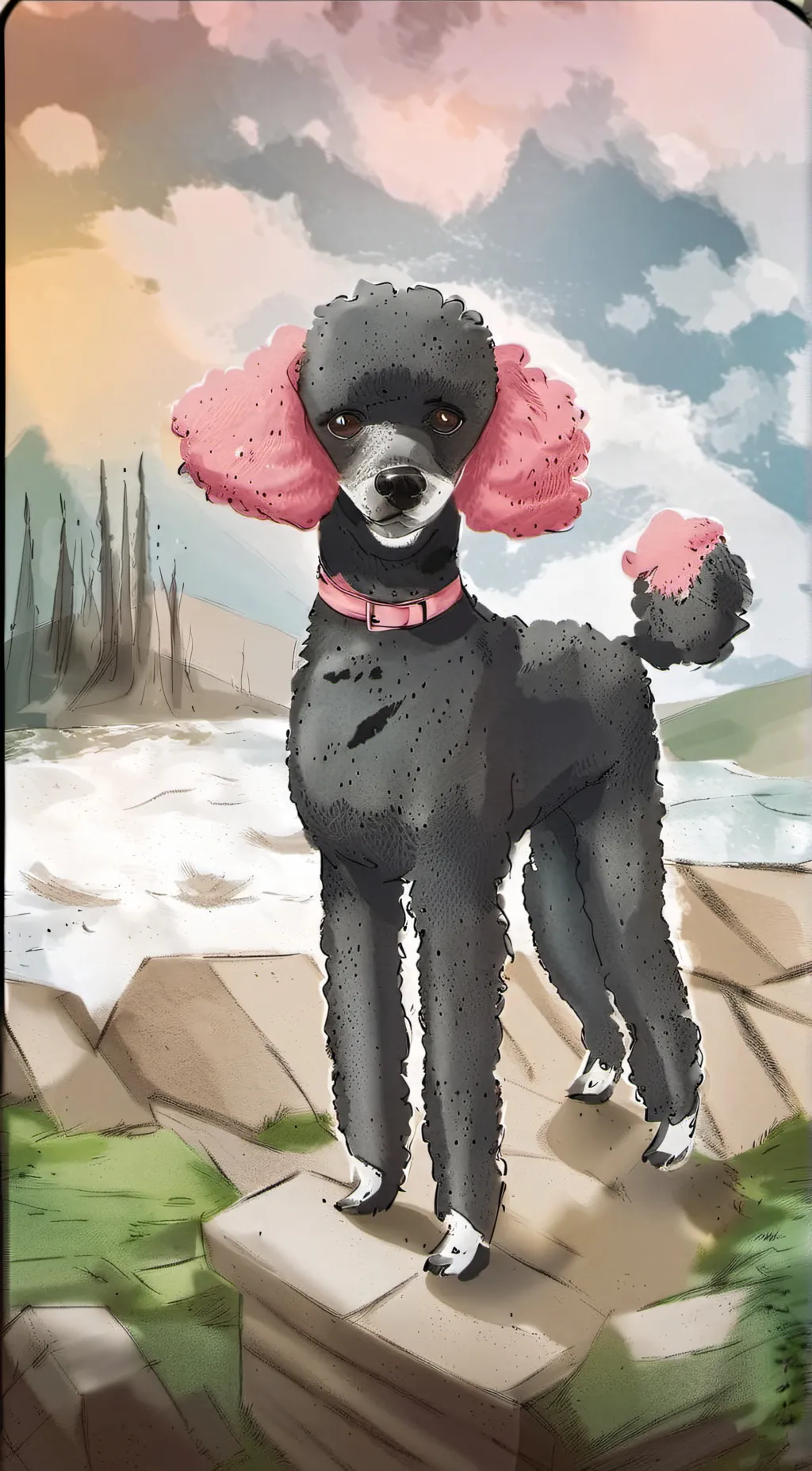 Talkie AI - Chat with creepy poodle 