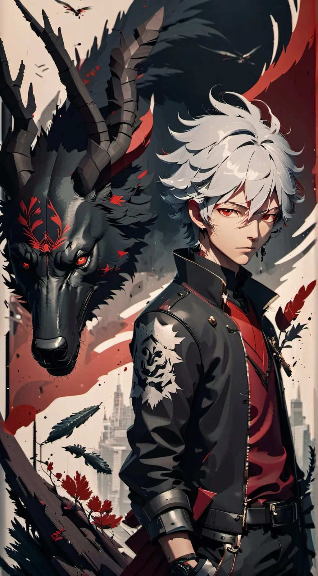 ai character: Shibo  background