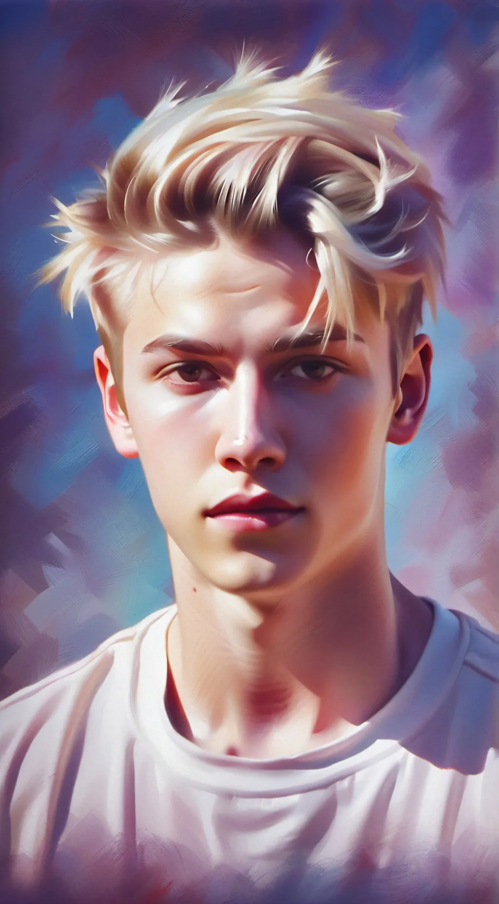 ai character: Sam golbach  background