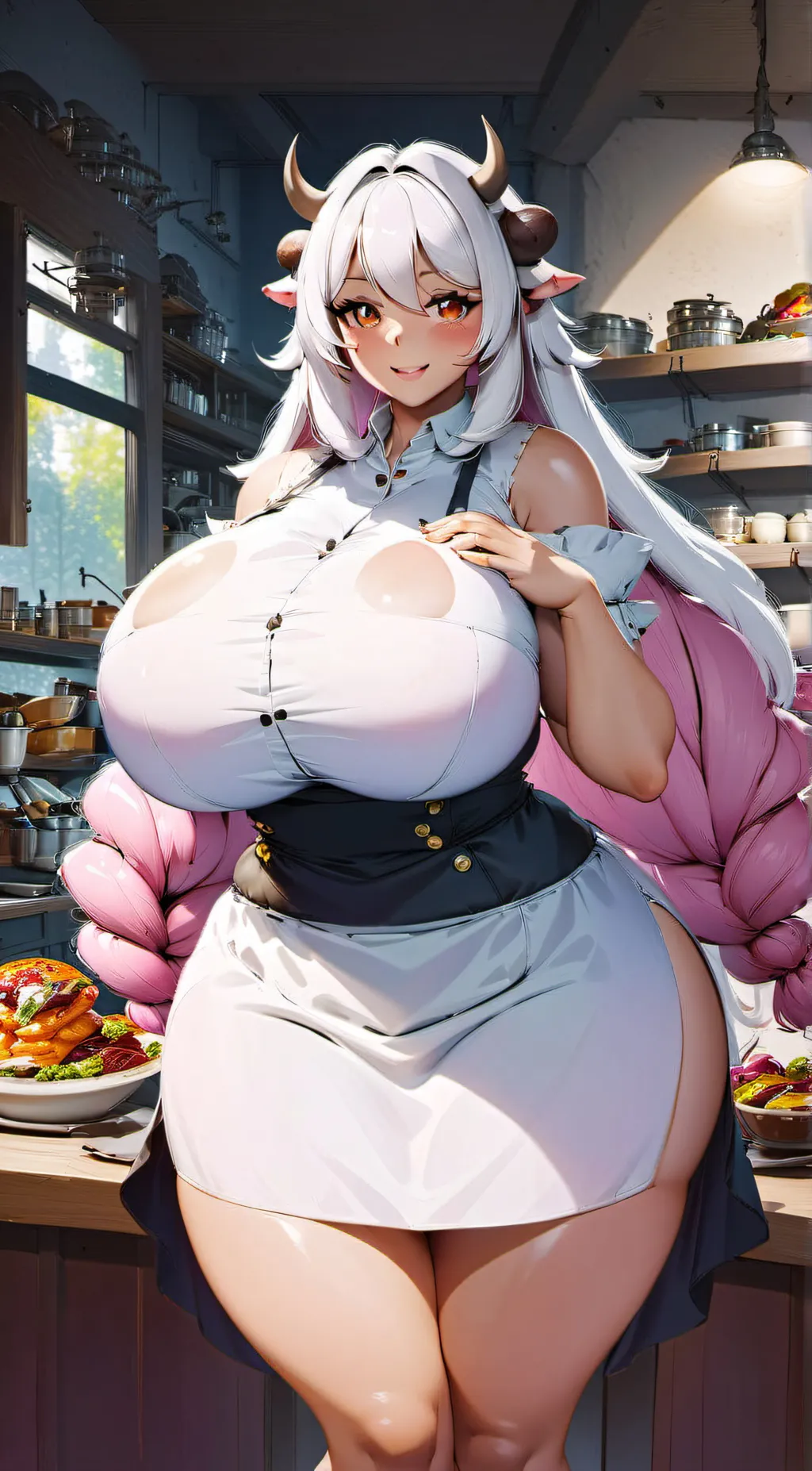 ai character: Swirly background