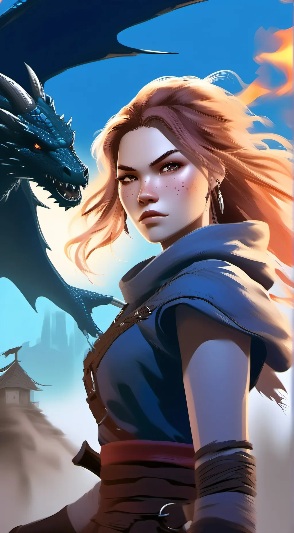 ai character: Ember background