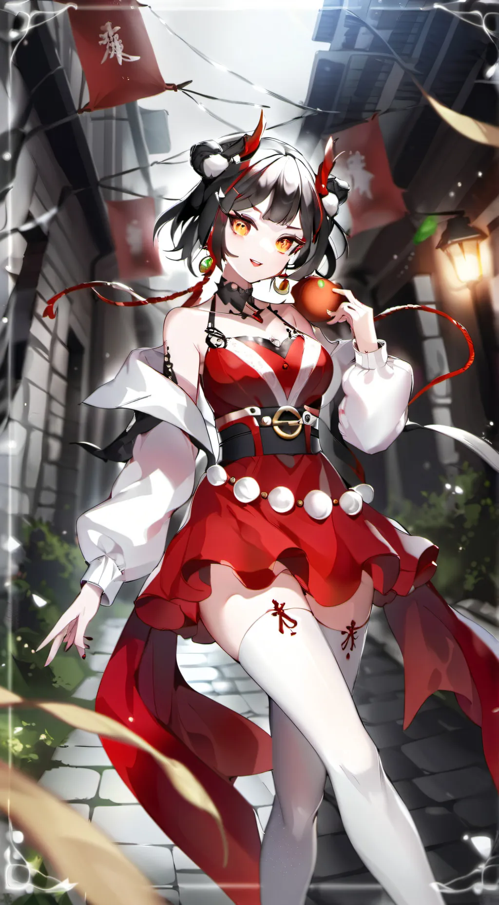 ai character: In the alley (MPS) background