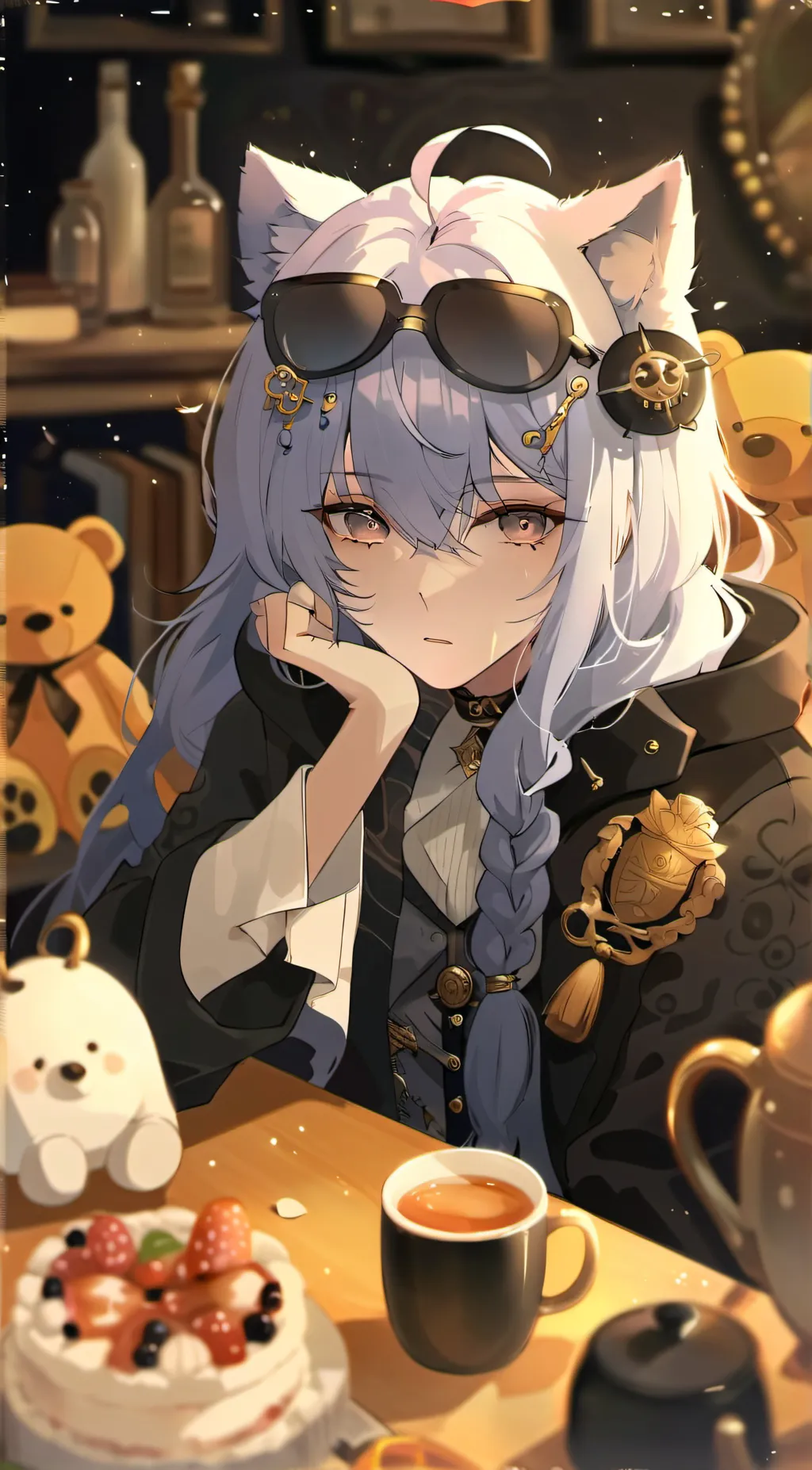 ai character: Gwen background