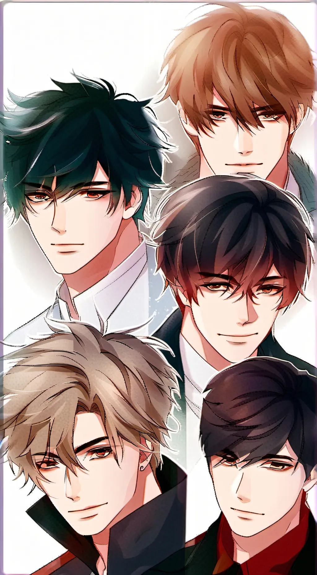 ai character: 🏳️‍🌈5boys🏳️‍🌈 background