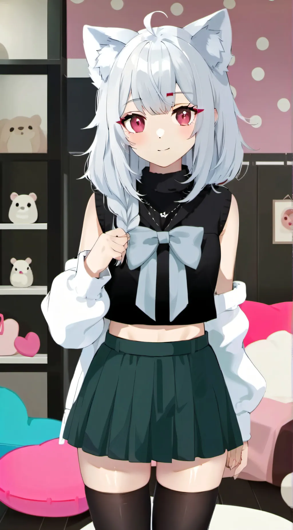 ai character: 💗August💗 background