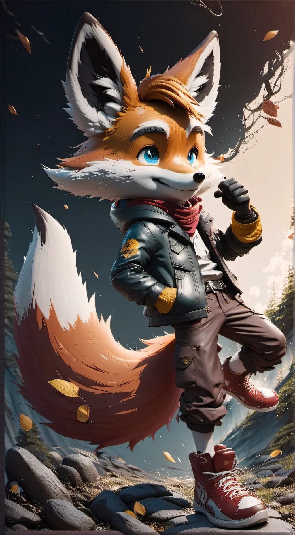 ai character: Sonic crew background