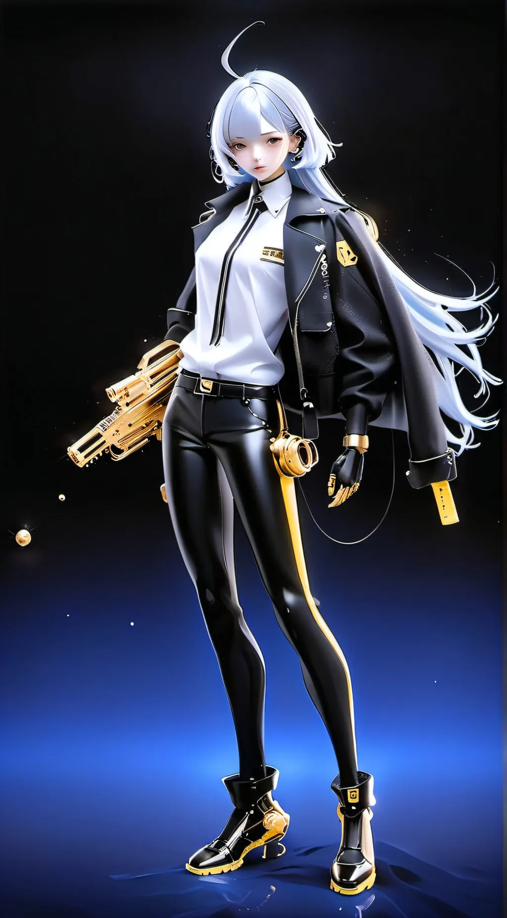 ai character: sky background