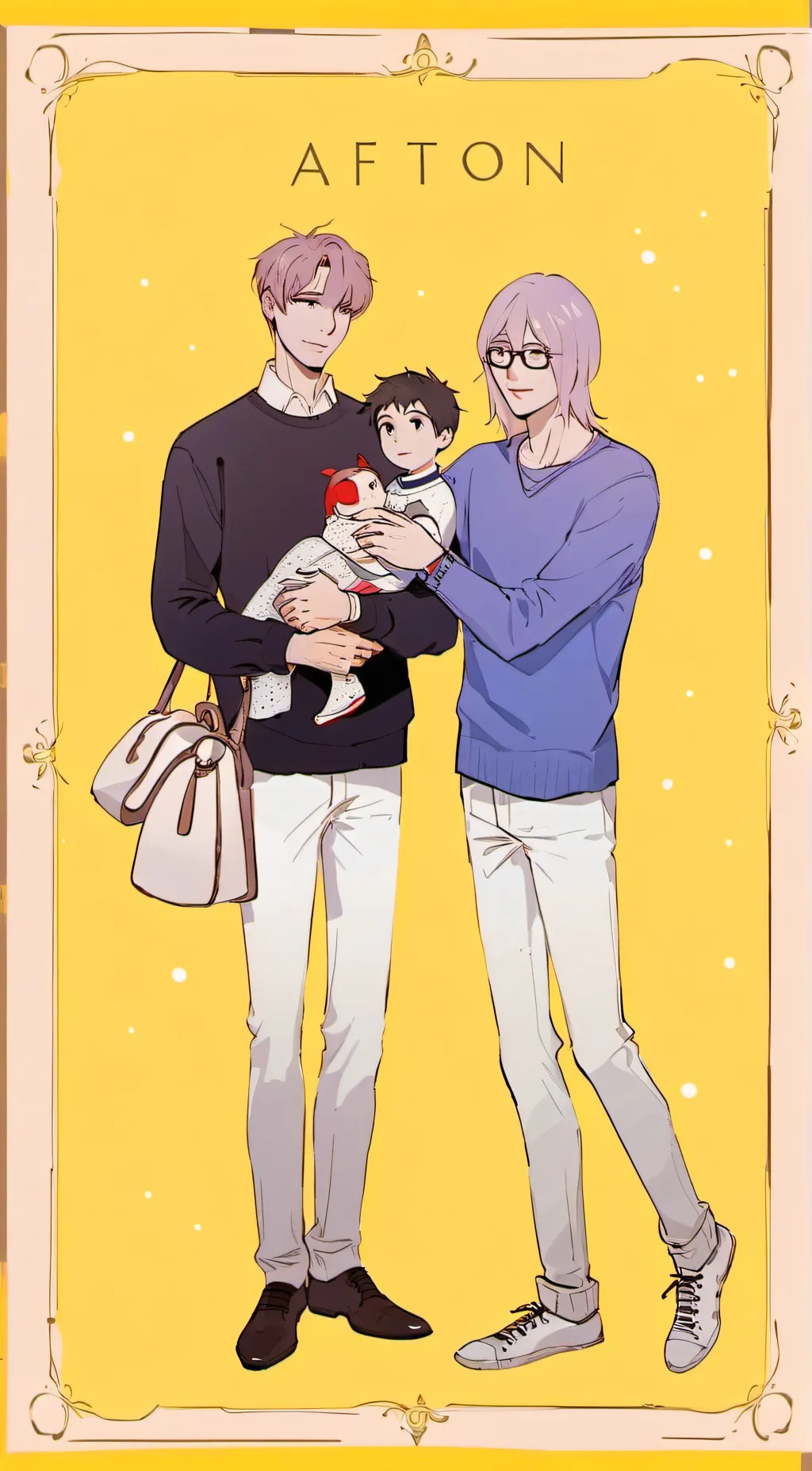 ai character: afton family  background