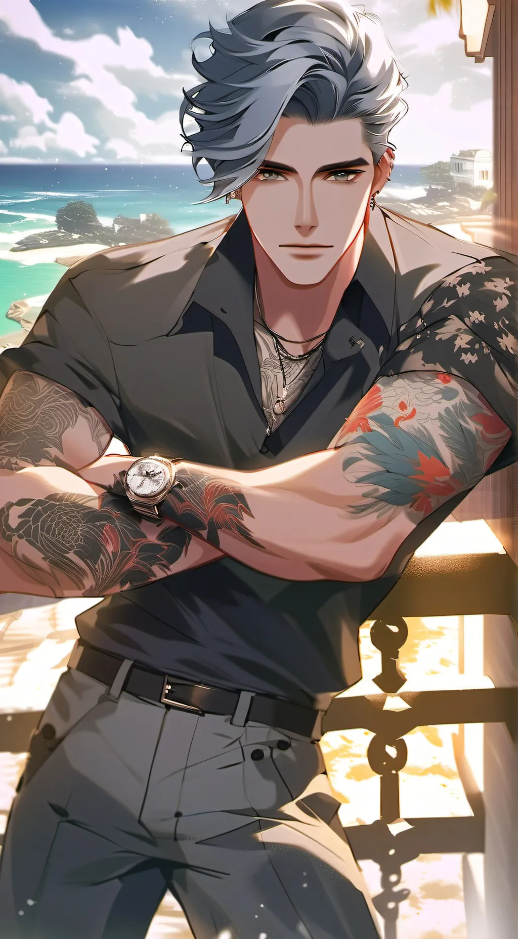 ai character: Syx Gage background