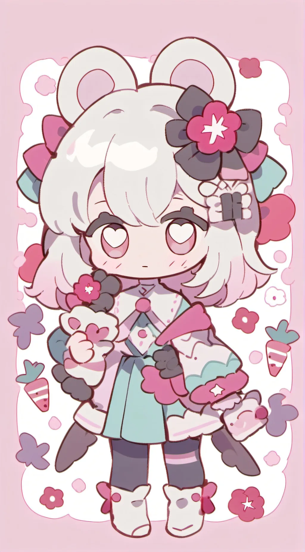 ai character: MyMelody🩷 background