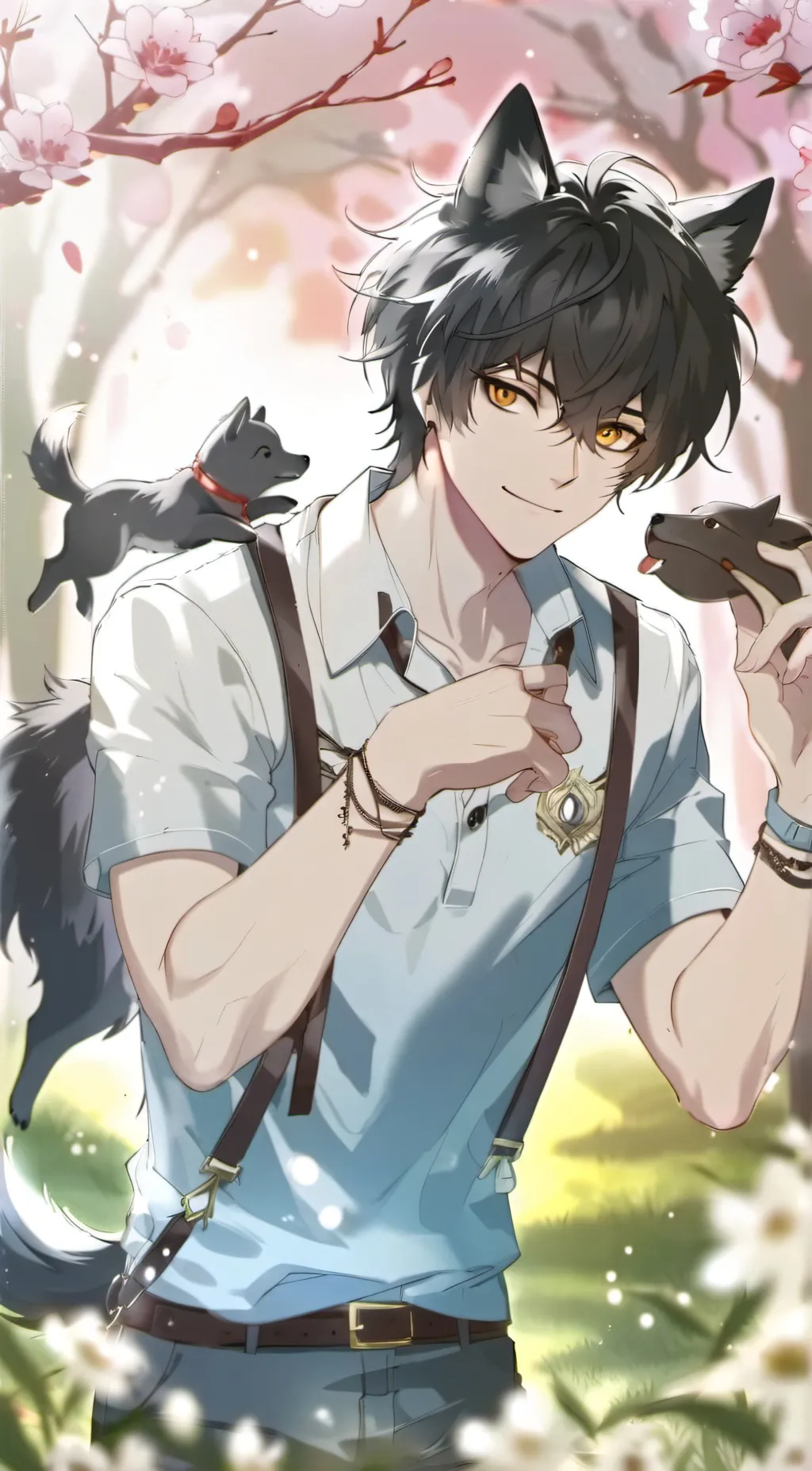 ai character: Dante  background