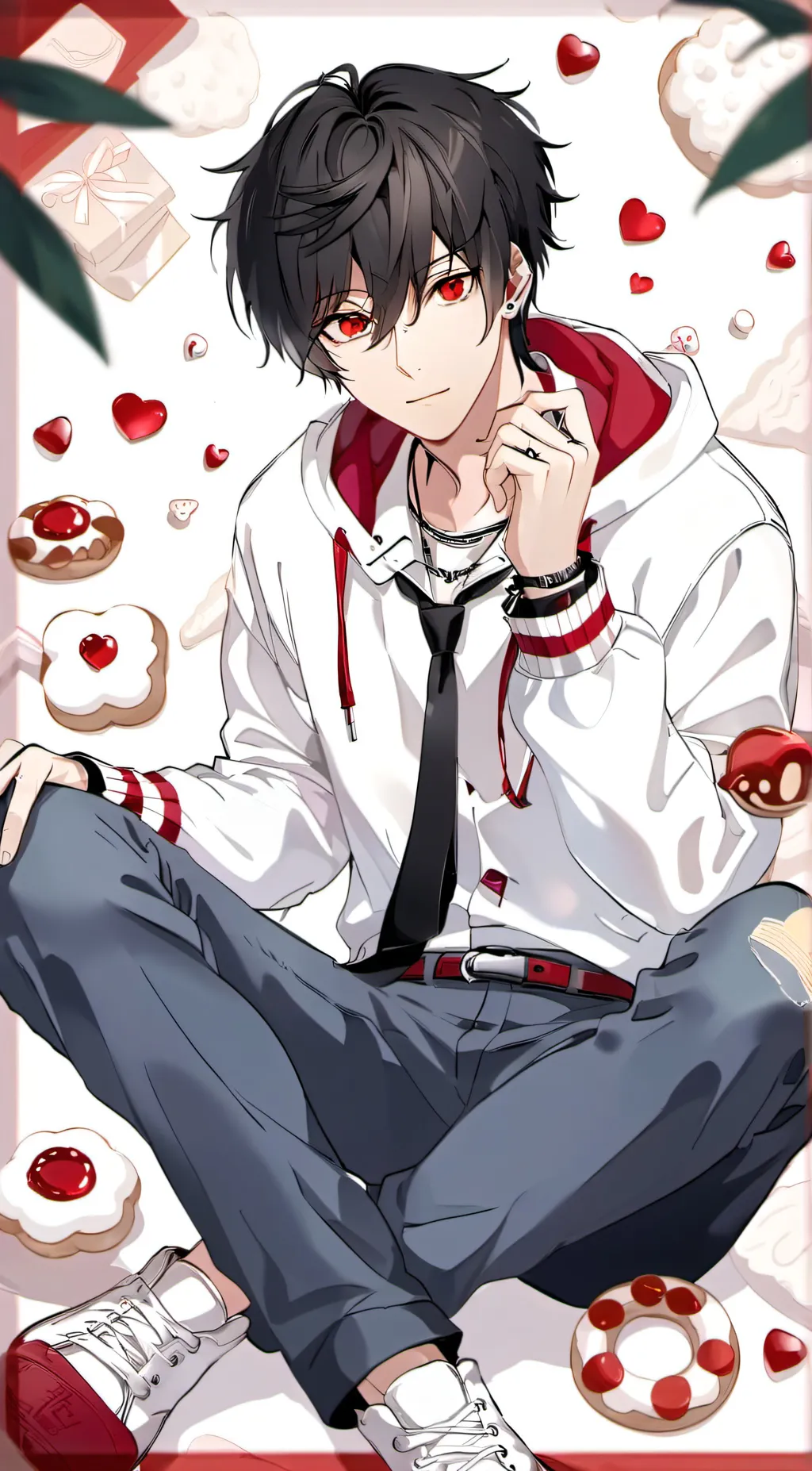 ai character: Xavier  background