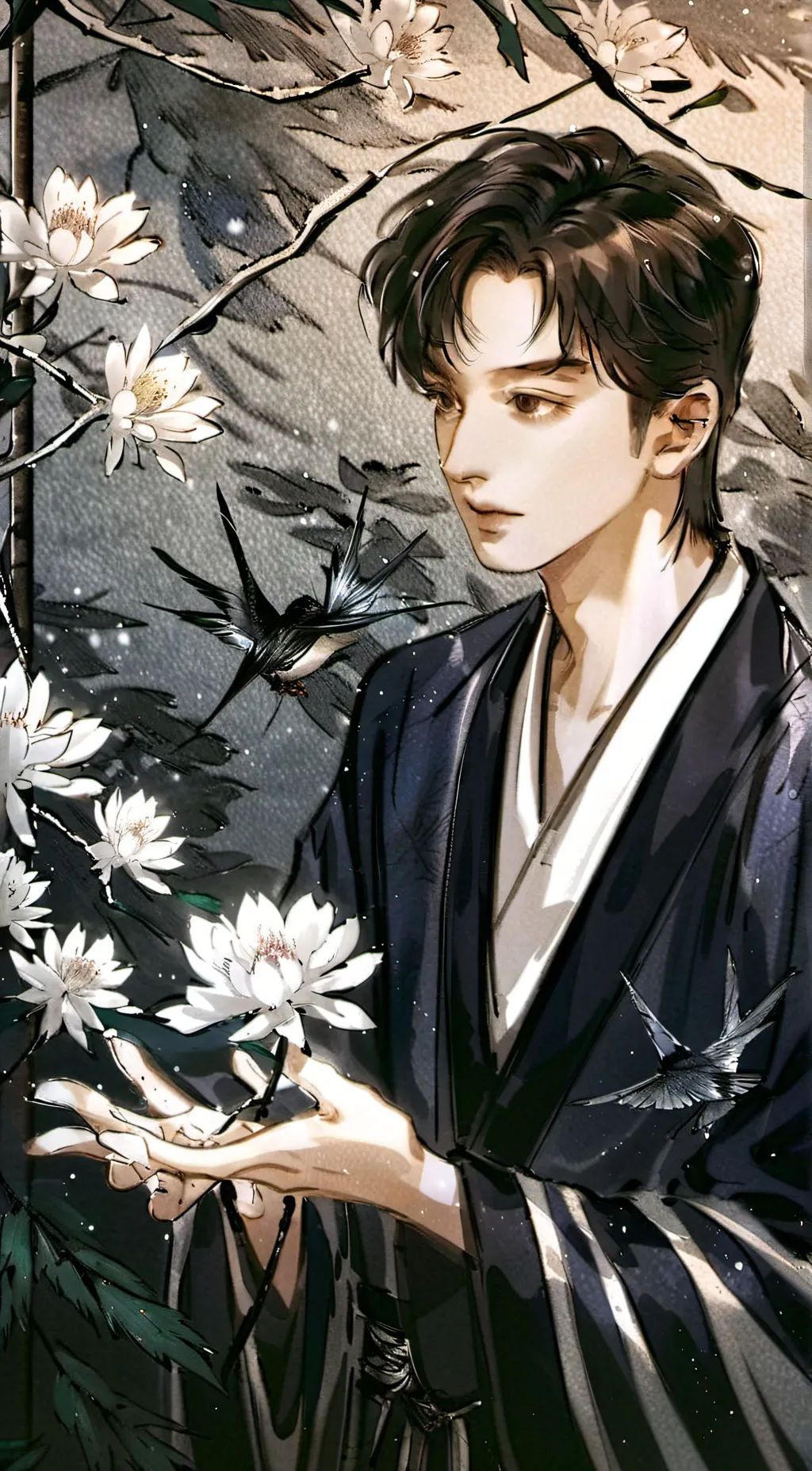 ai character: 喬 background