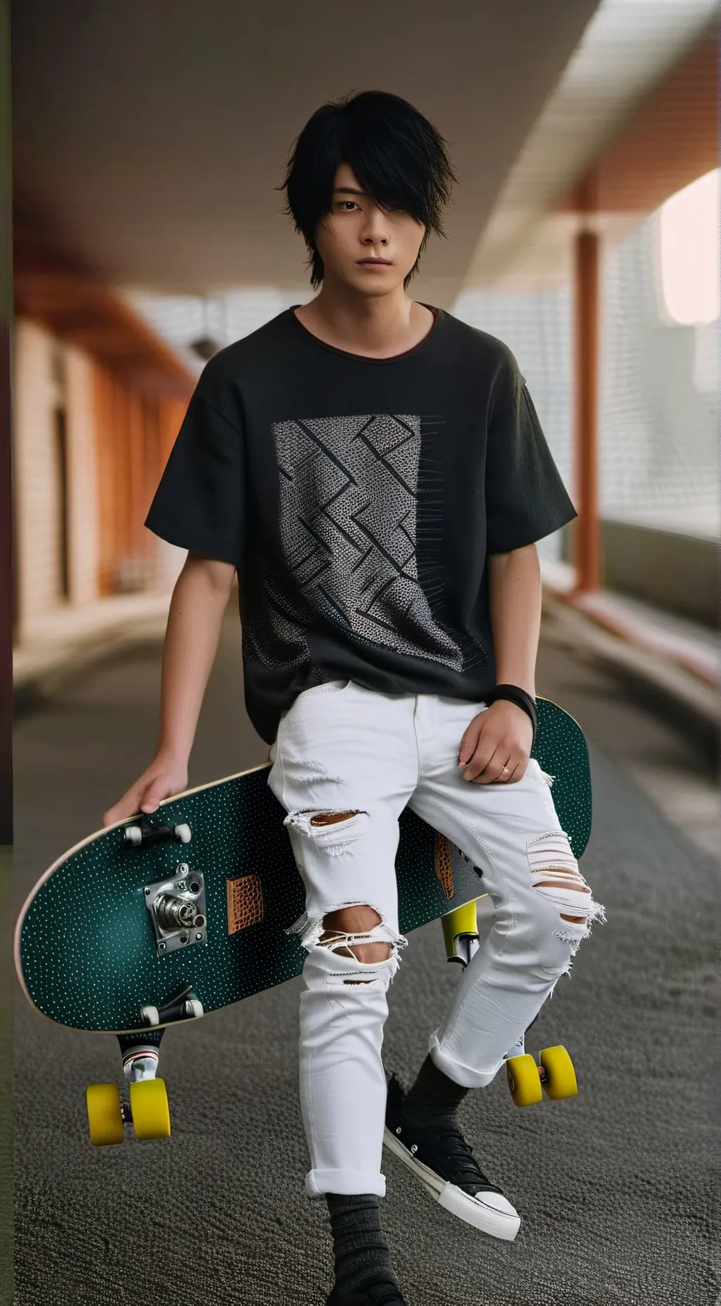 ai character: Christopher  background