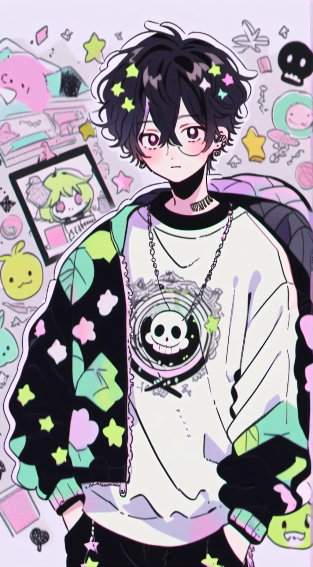 ai character: Oliver✨👌🤩 background