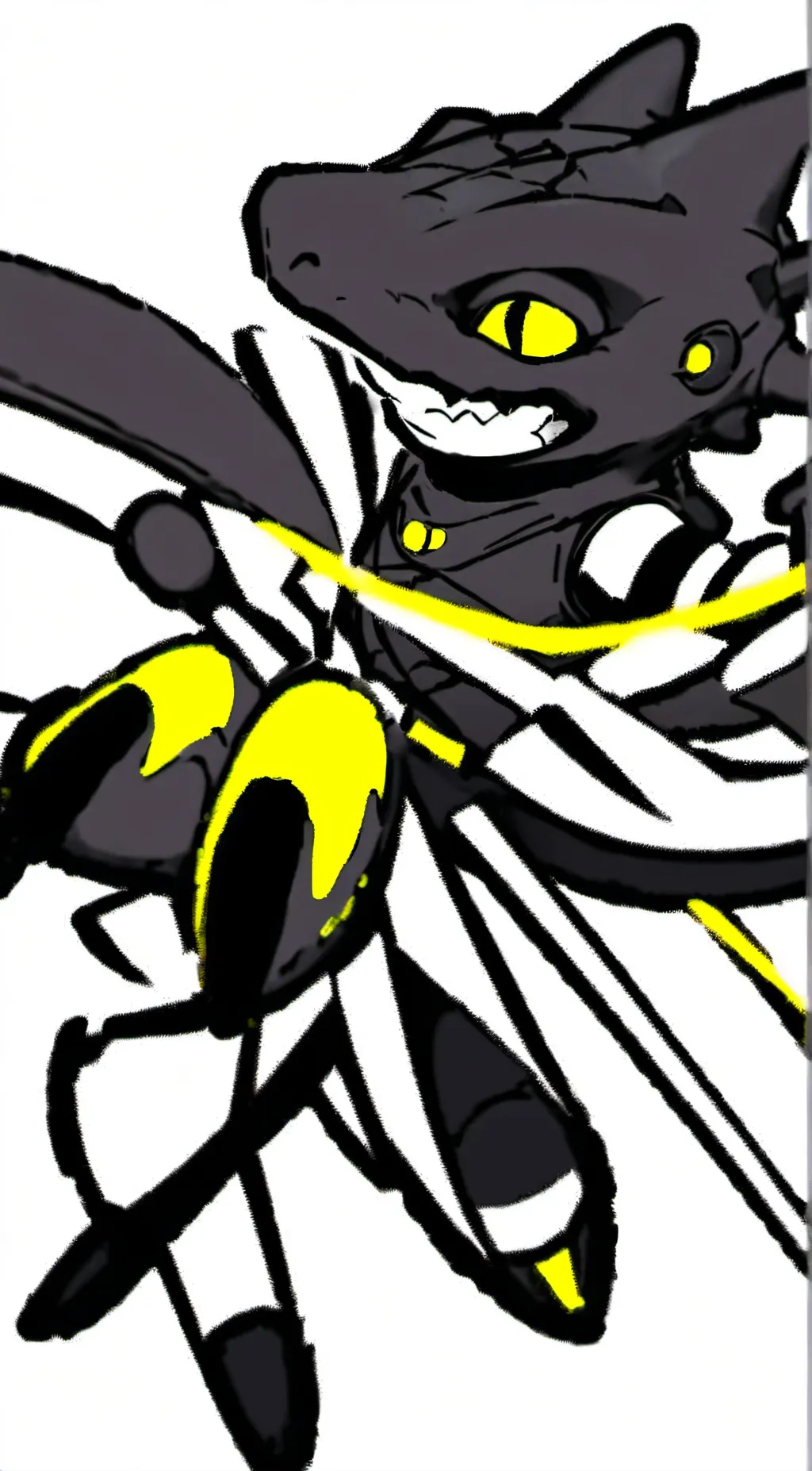 ai character: toothless dance background