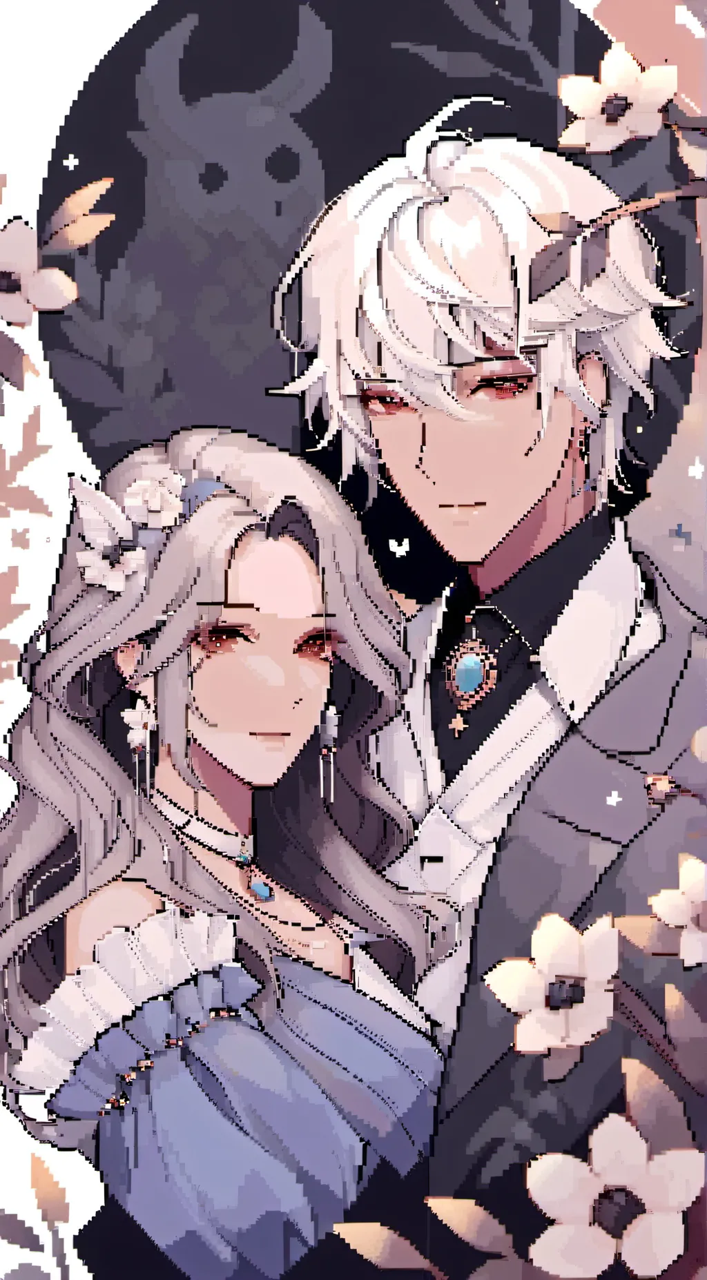 ai character: Kownii+konnii  background