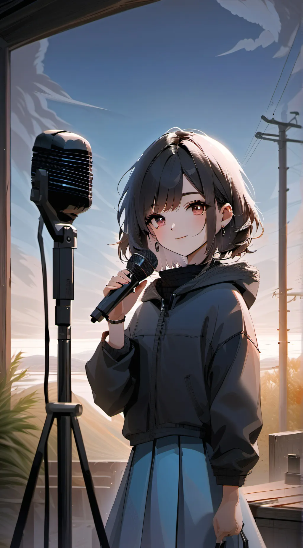 ai character: June  background