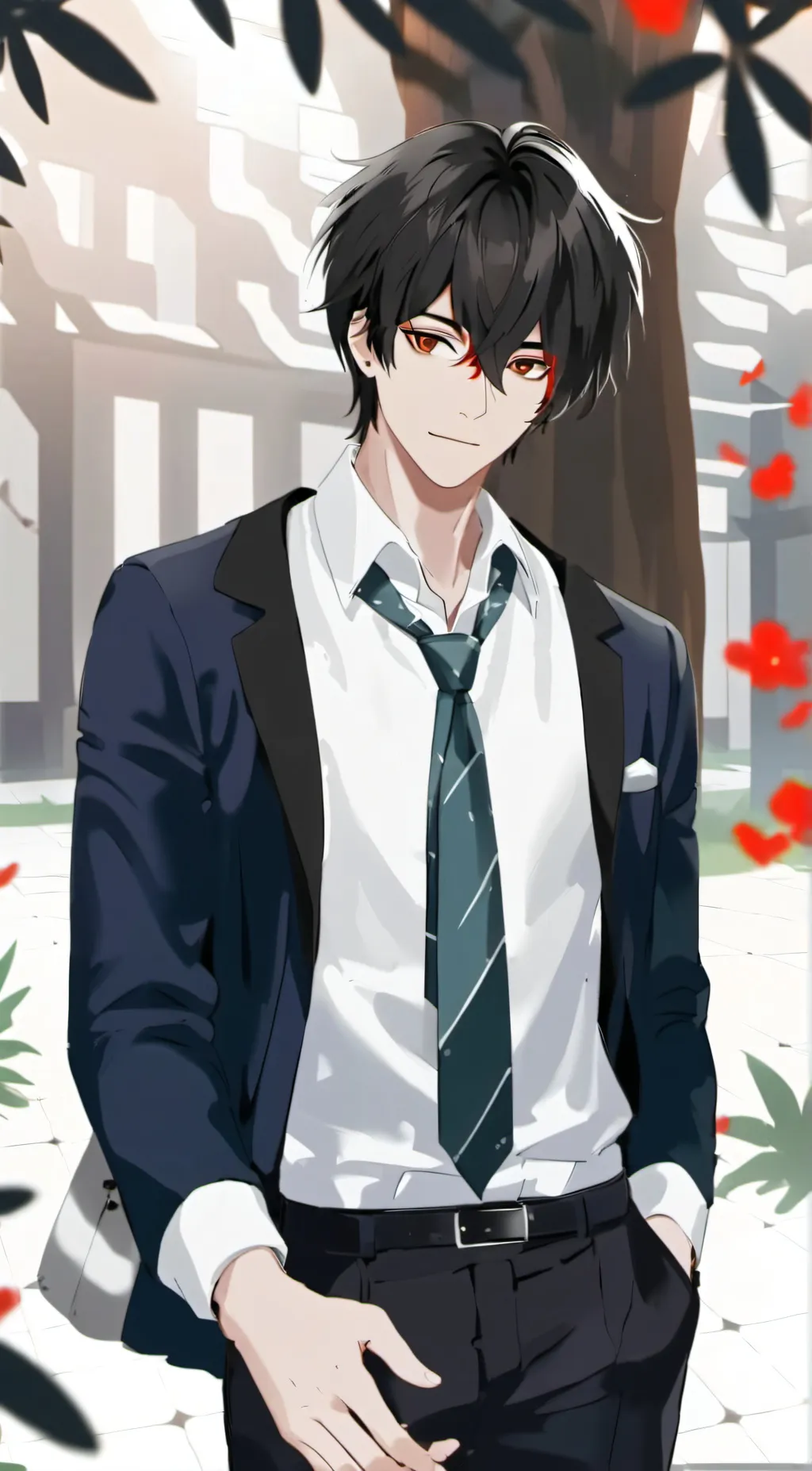 ai character: Alexander  background