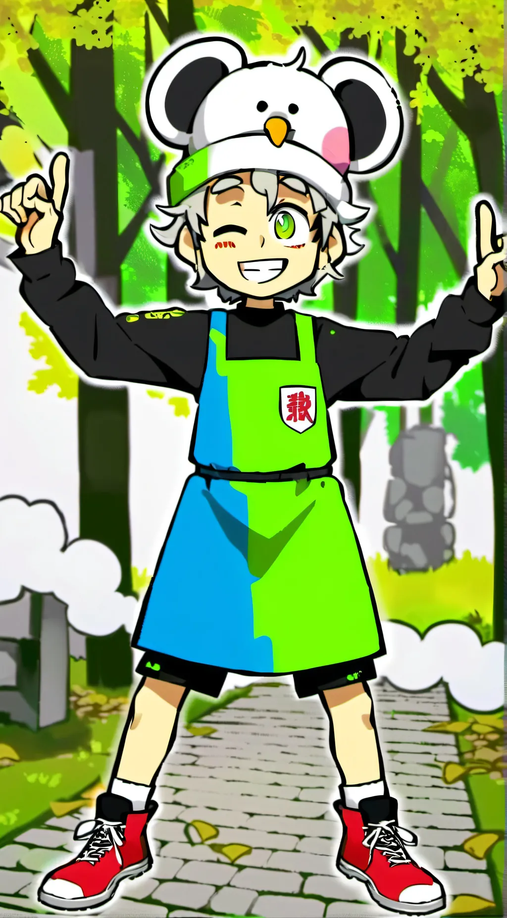 ai character: luz 001 background