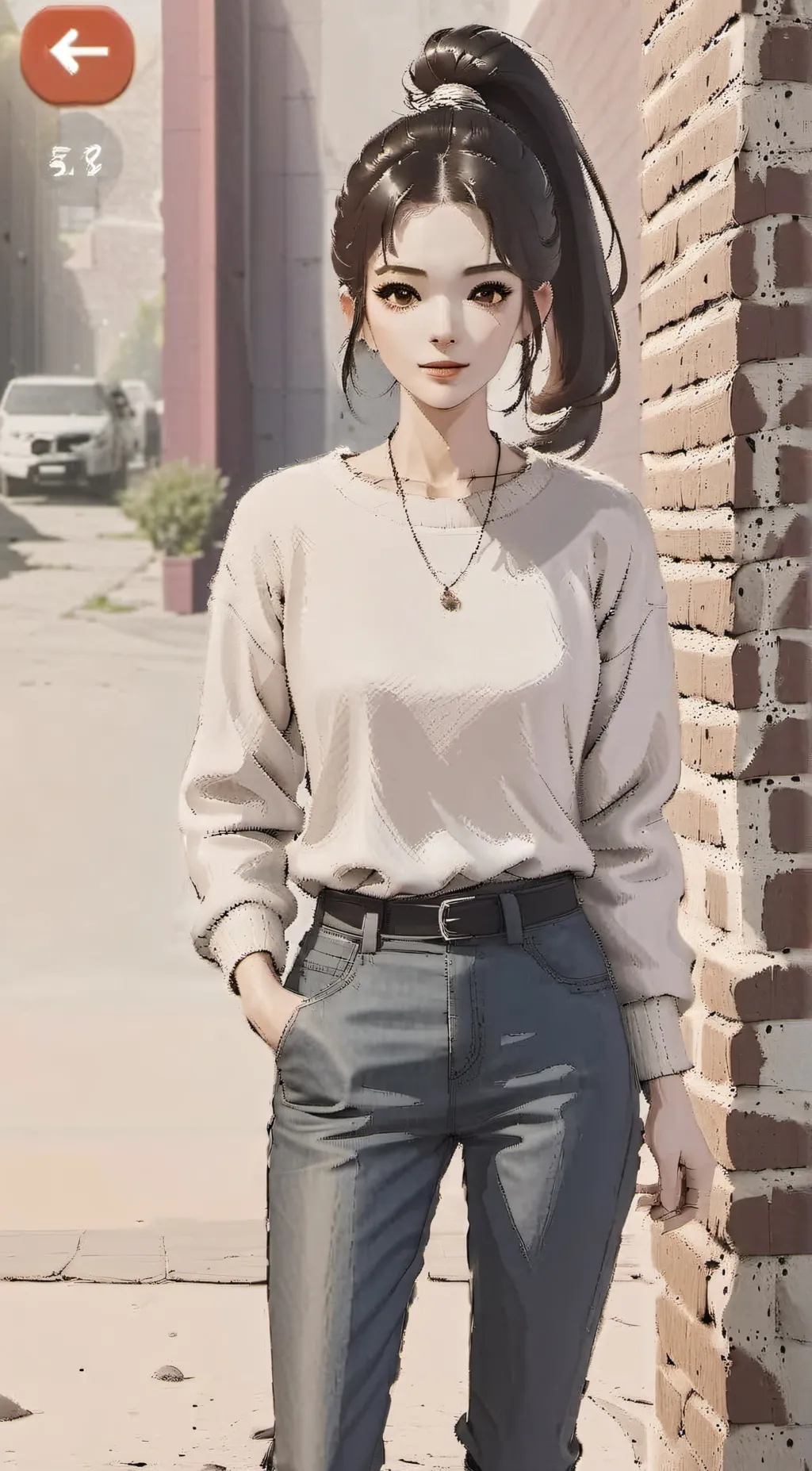 ai character: Adrianna background