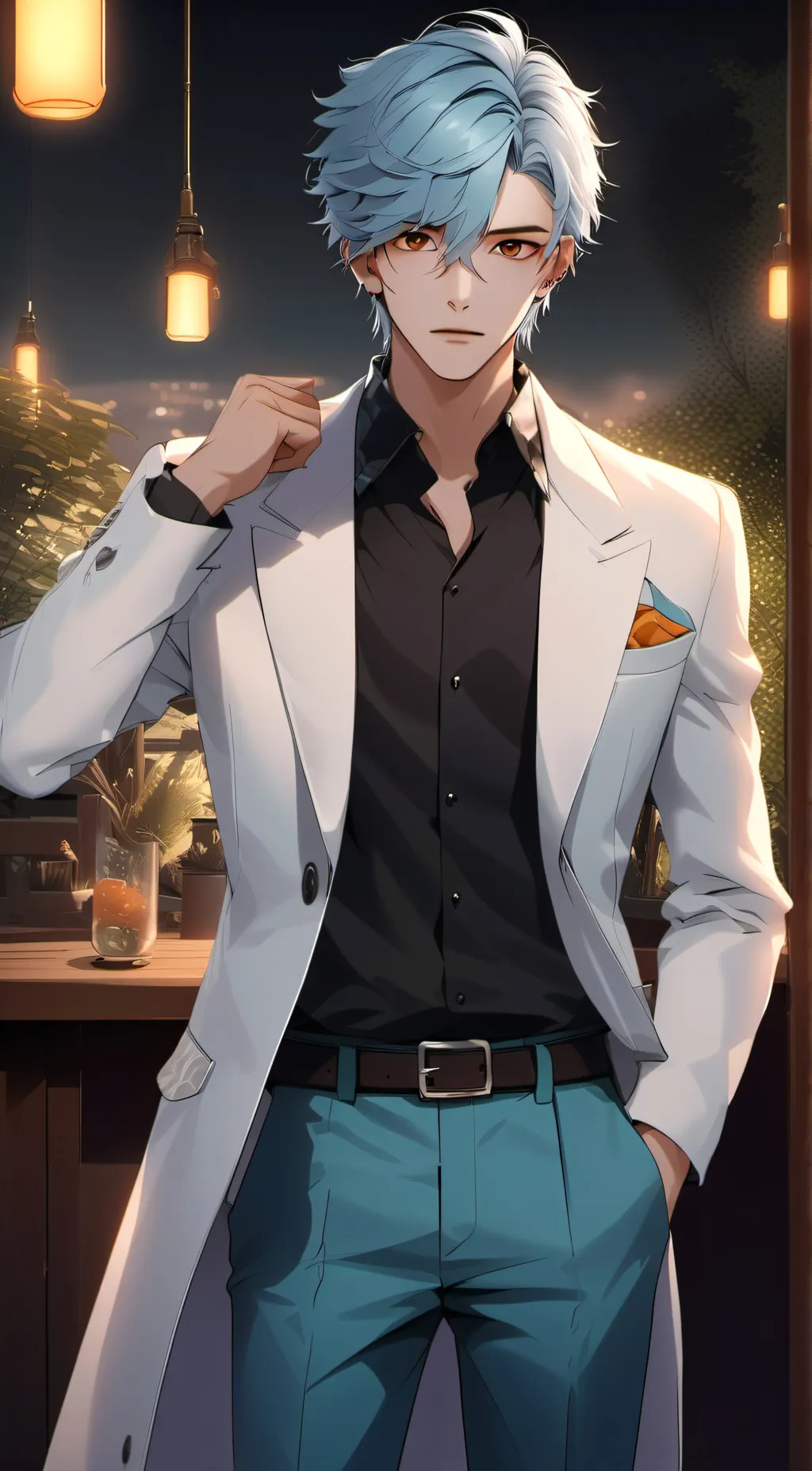 ai character: Fin background