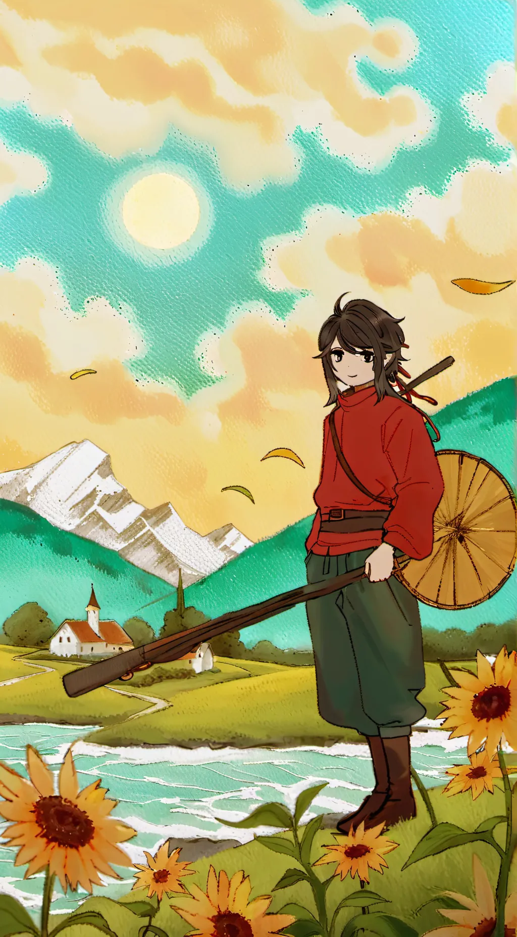 ai character: jennie  background