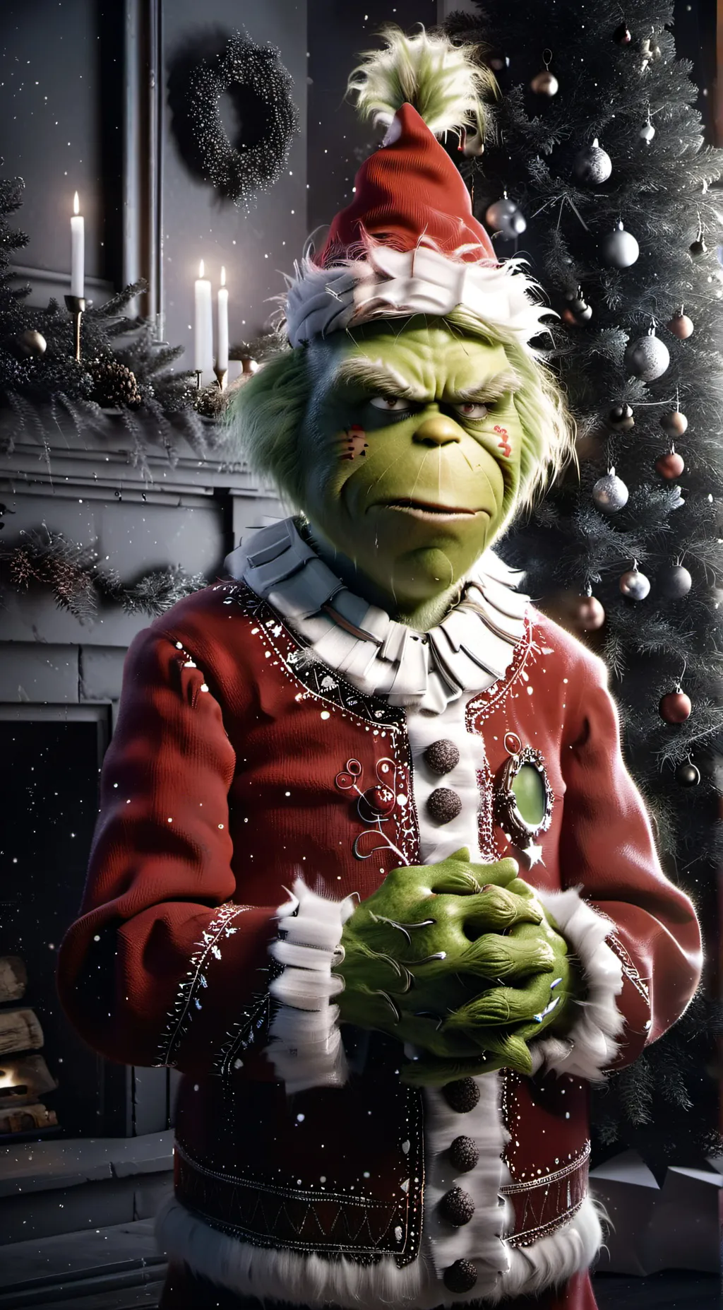 ai character: grinch background