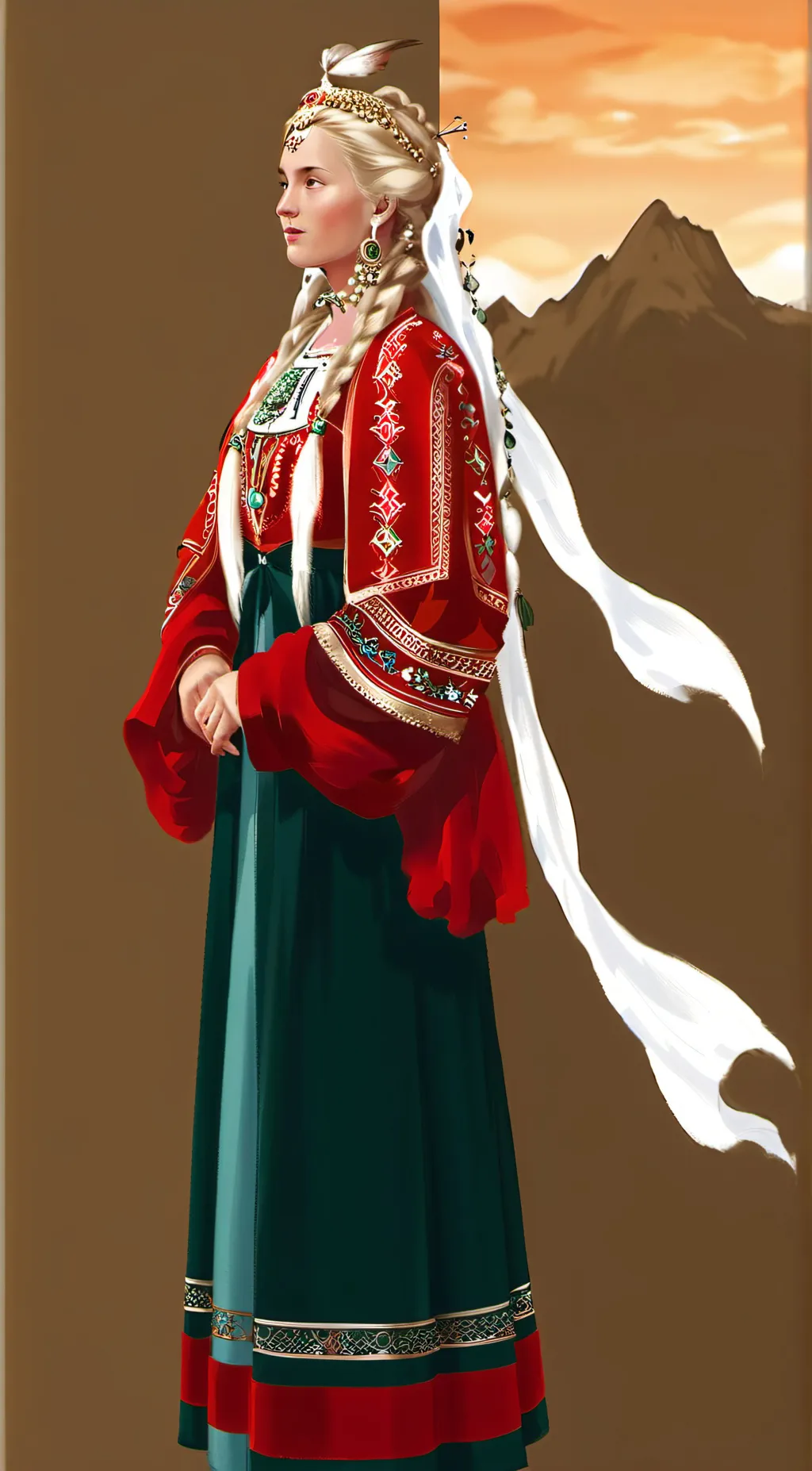 ai character: Aria background