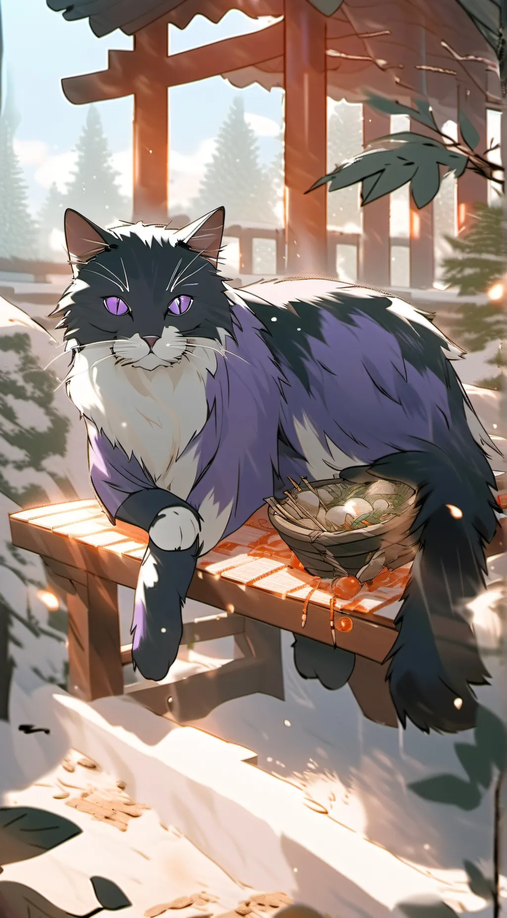 ai character: catnap background