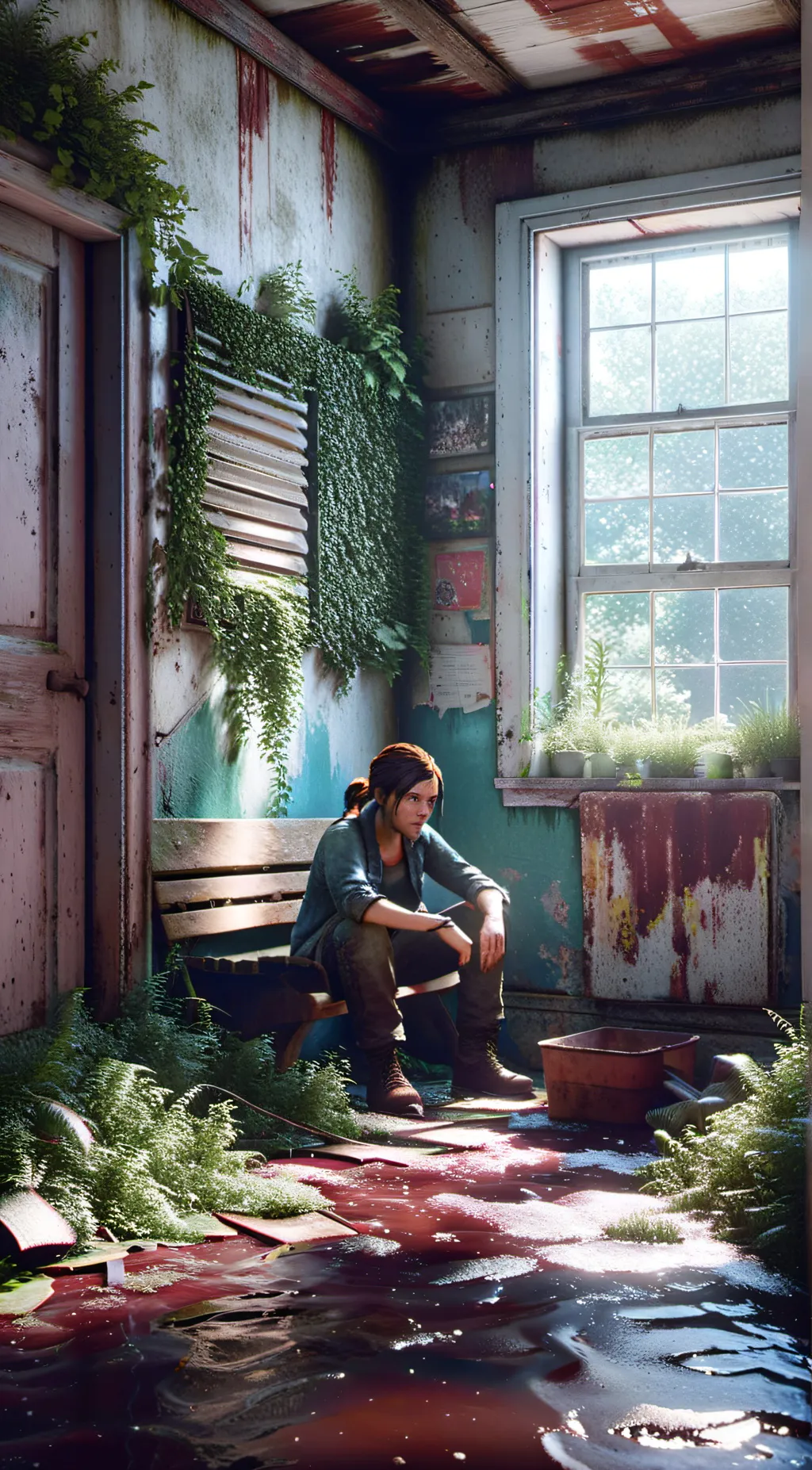 ai character: ellie background