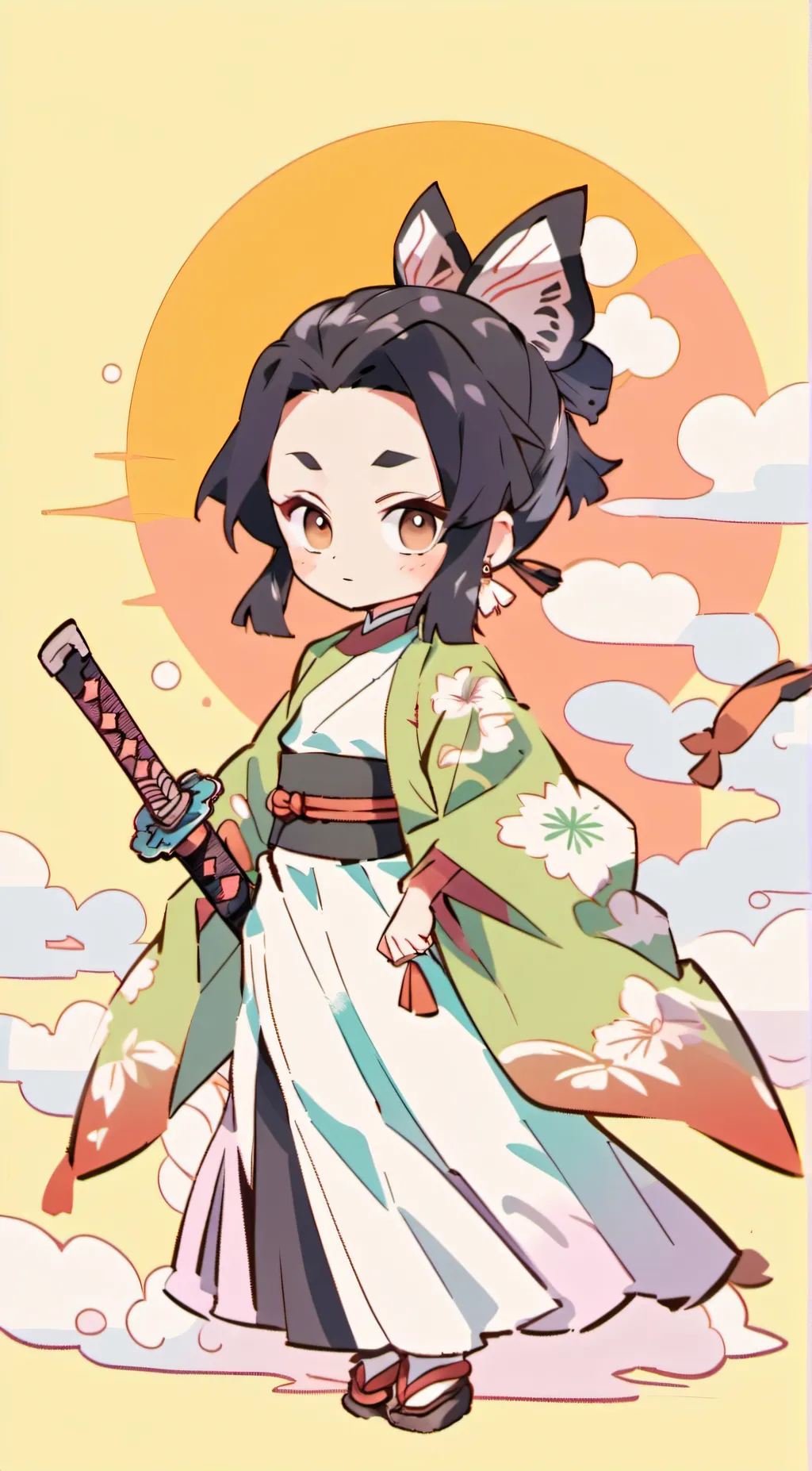 ai character: •Shinobu Kocho• background