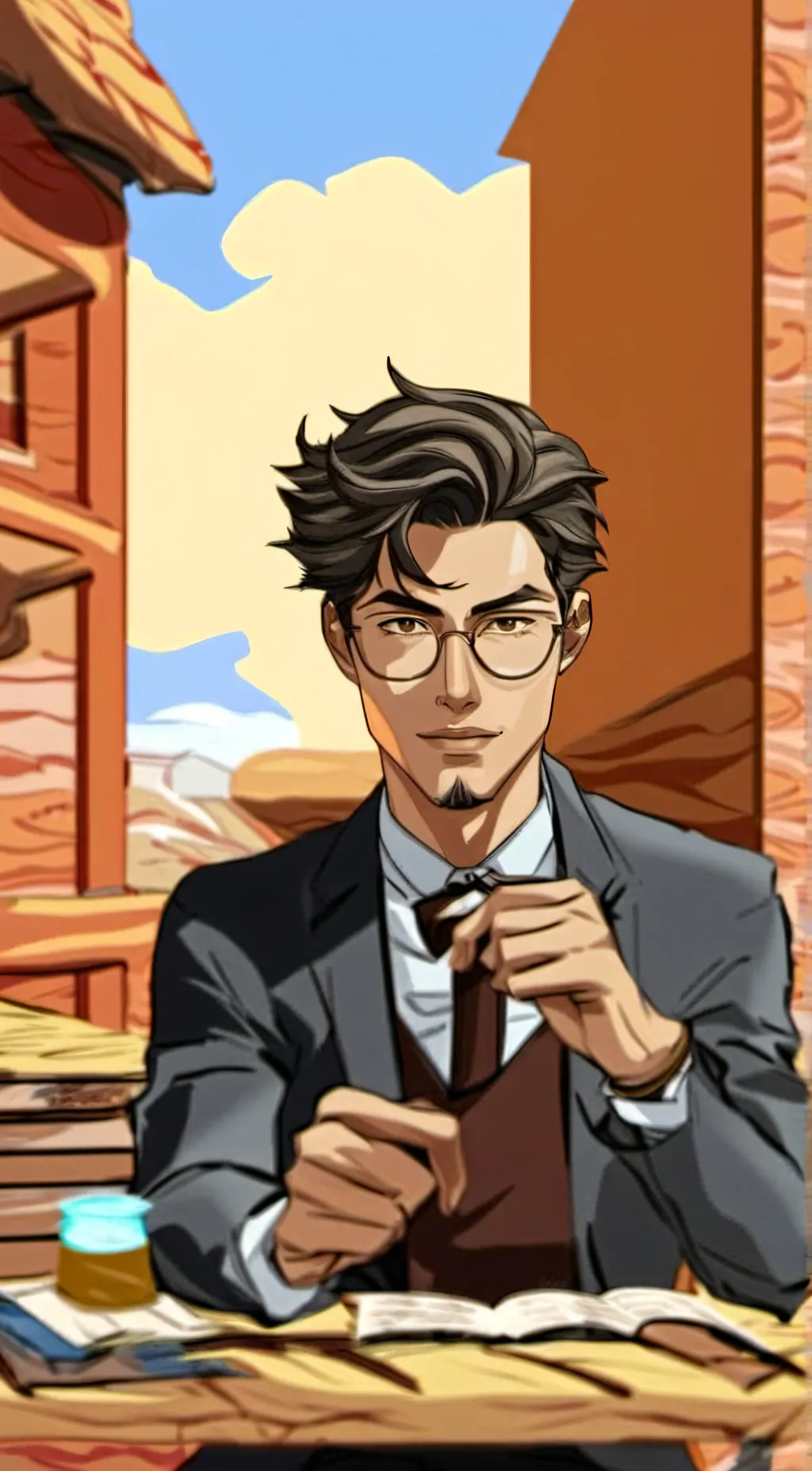 ai character: adrian syde background