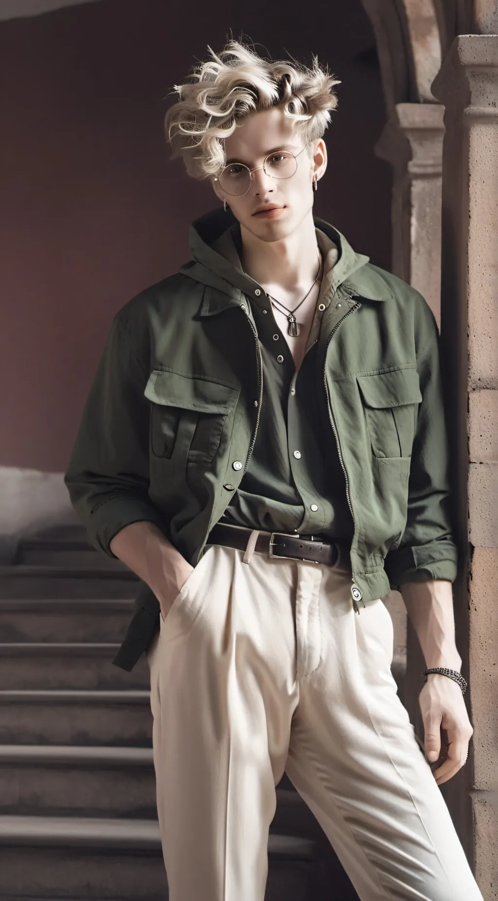 ai character: leo background