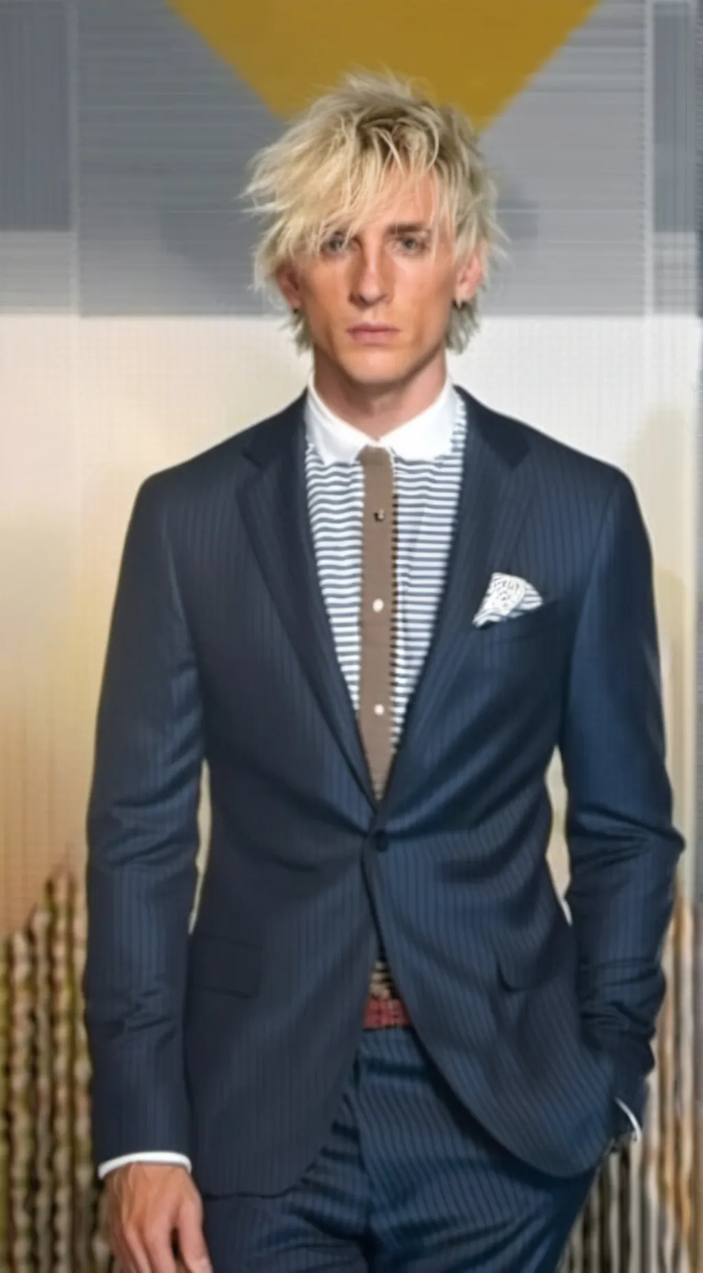 ai character: MGK  background