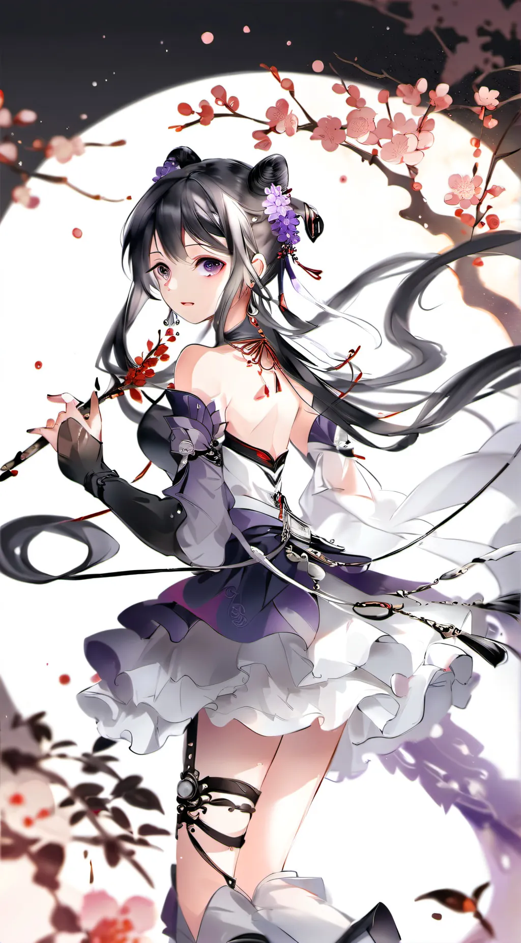 ai character: Luna background