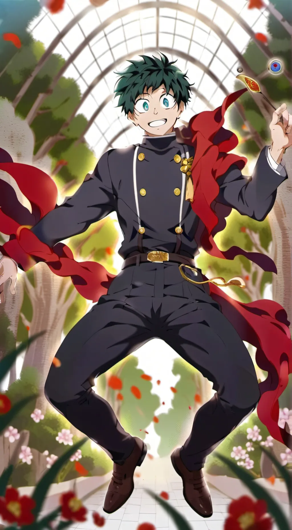 ai character: Deku background