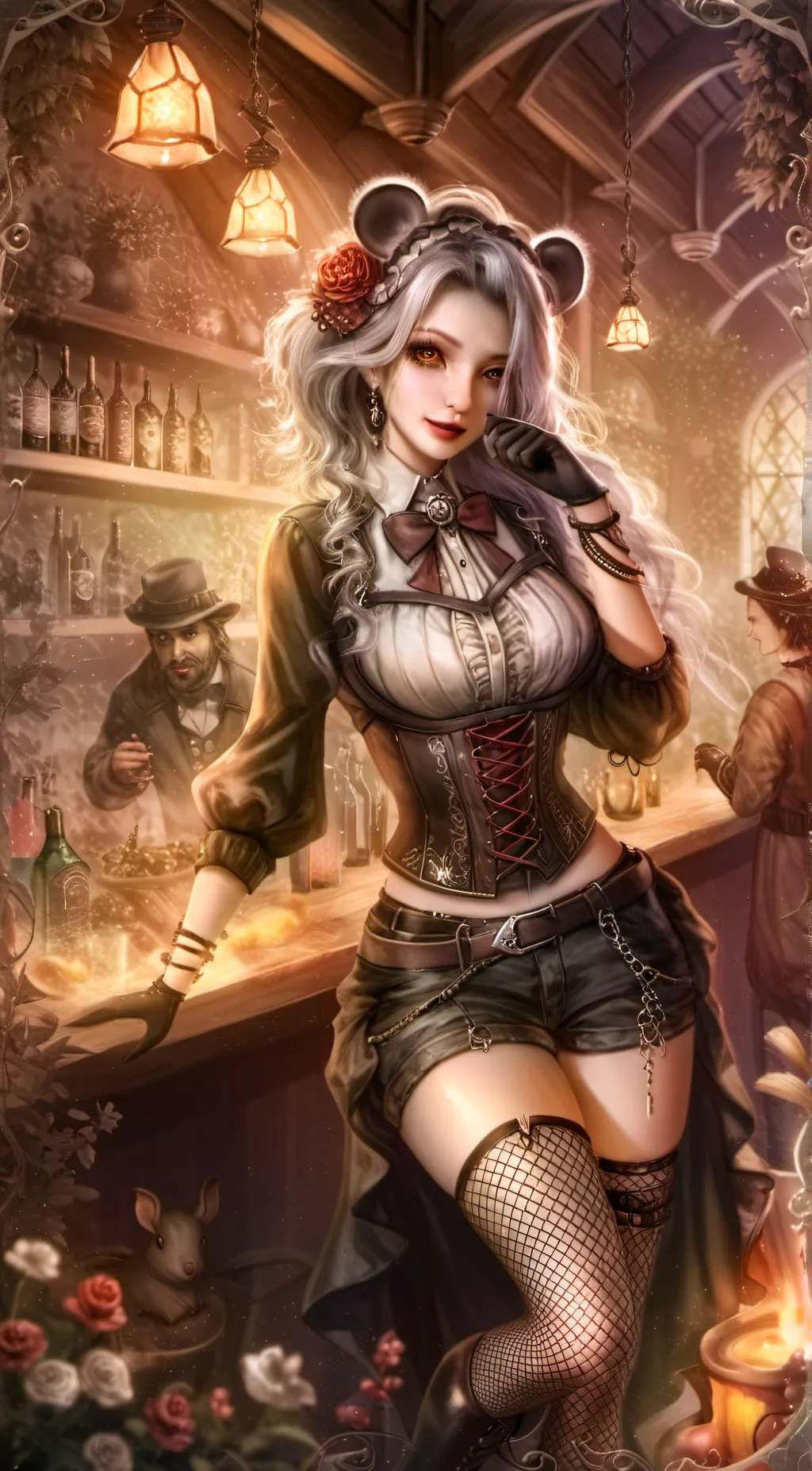 ai character: Nicole background