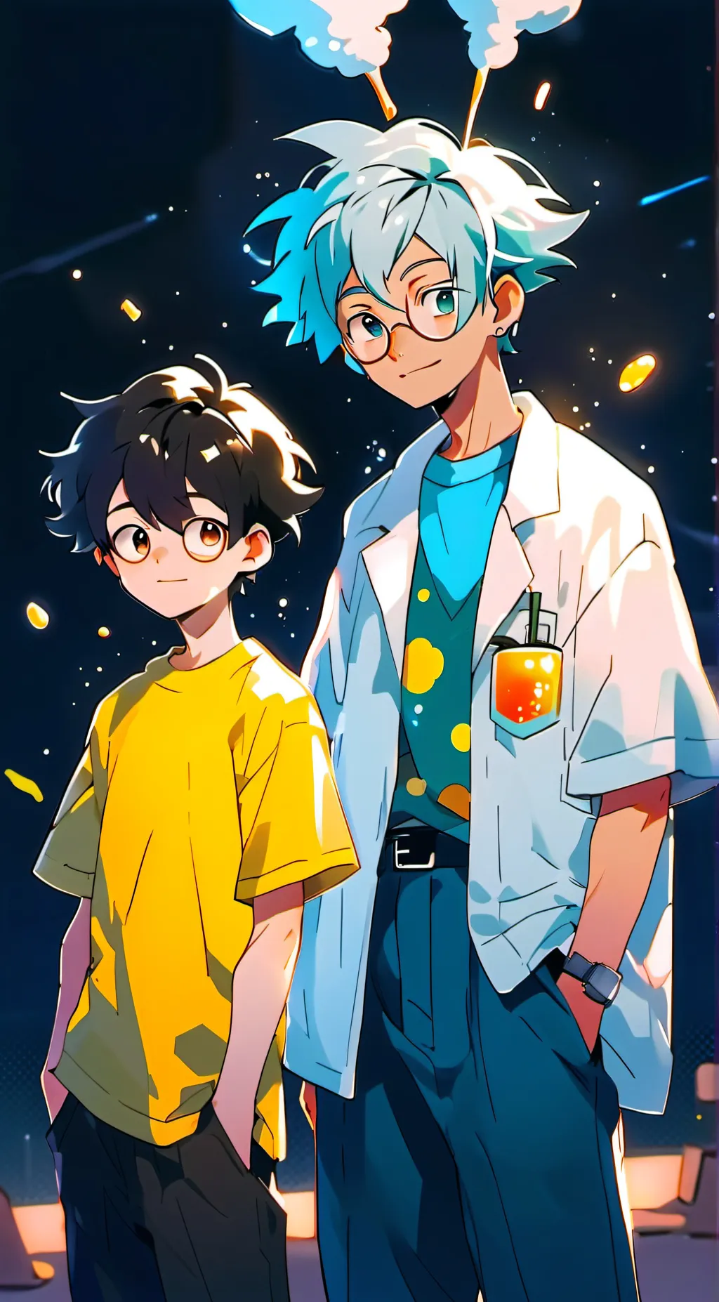 ai character: Rick and Morty background