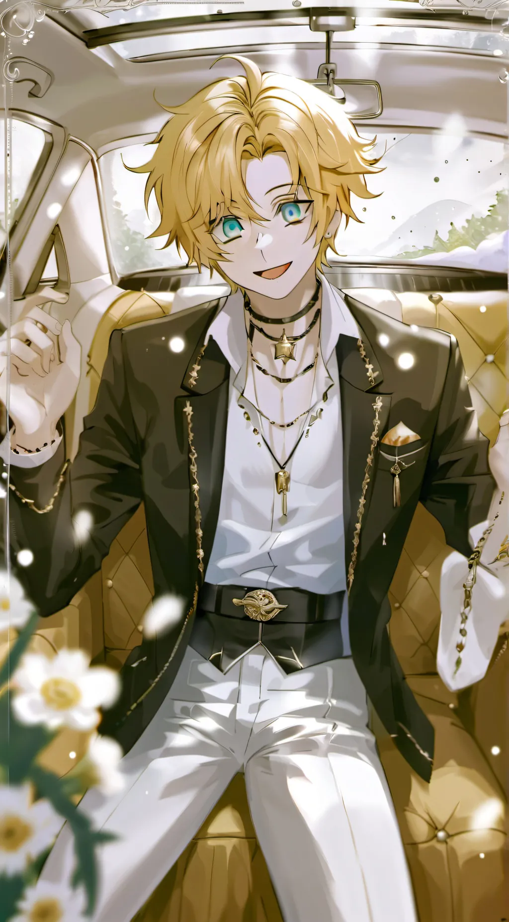 ai character: Denki  background