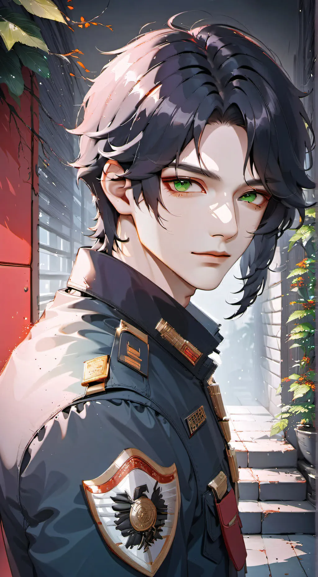 ai character: Ebony background