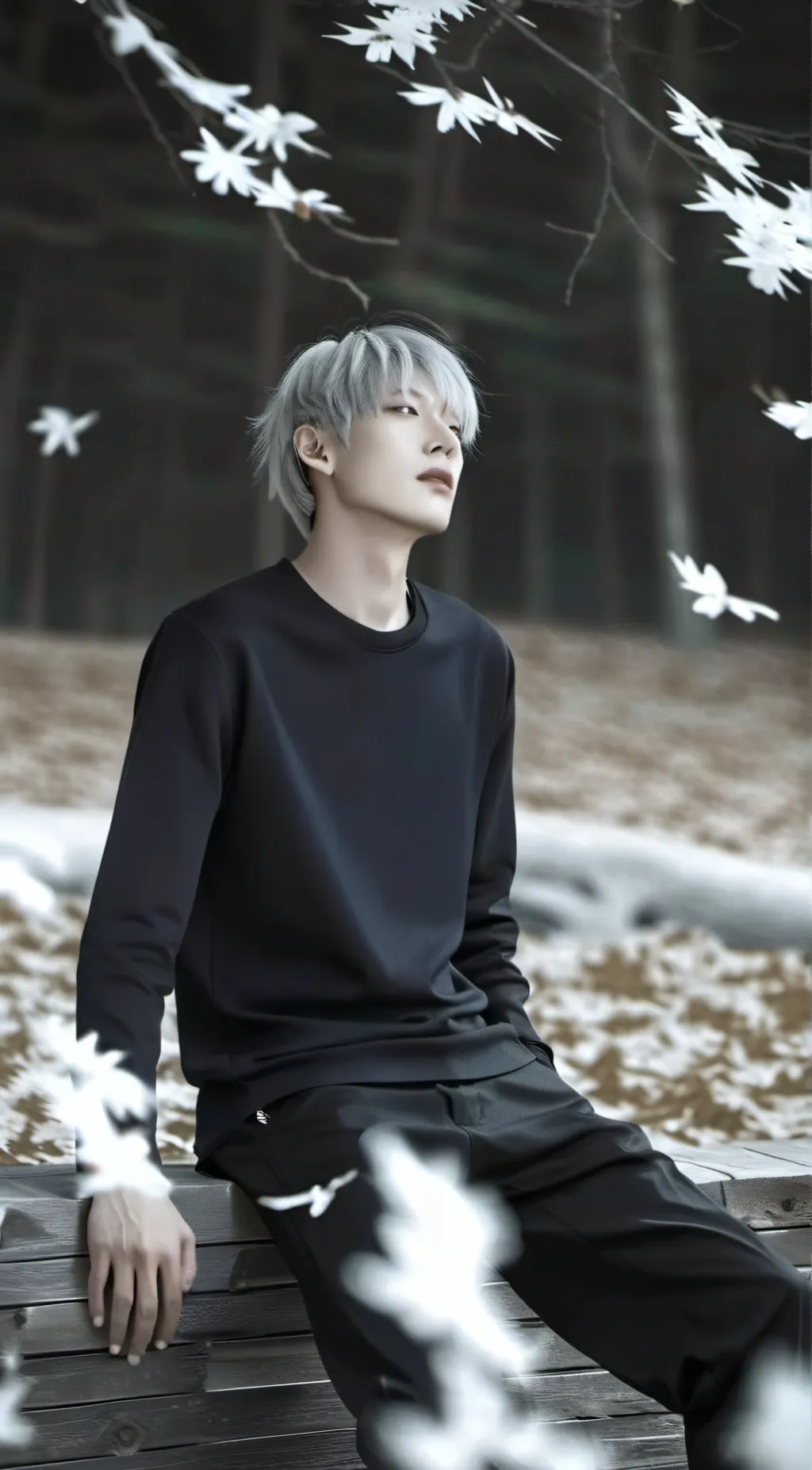 ai character: ☁gojo☁ background