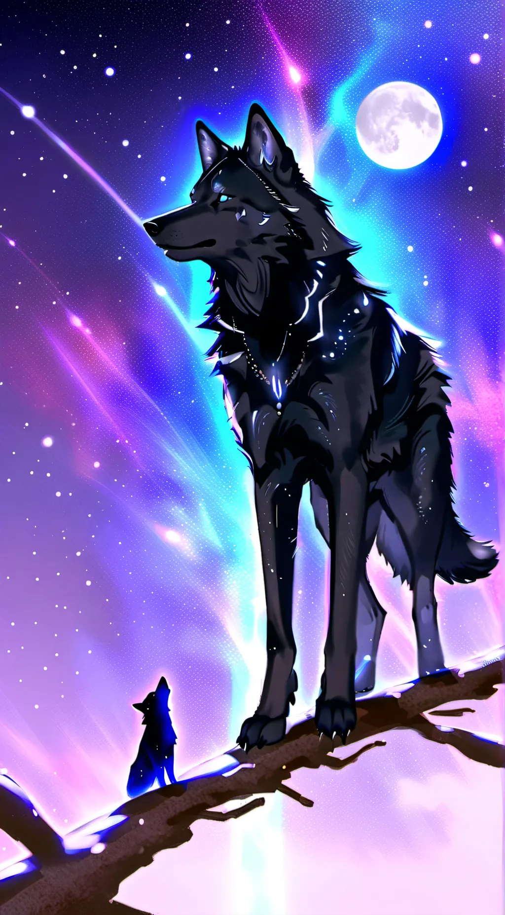 ai character: Galaxy Pack background