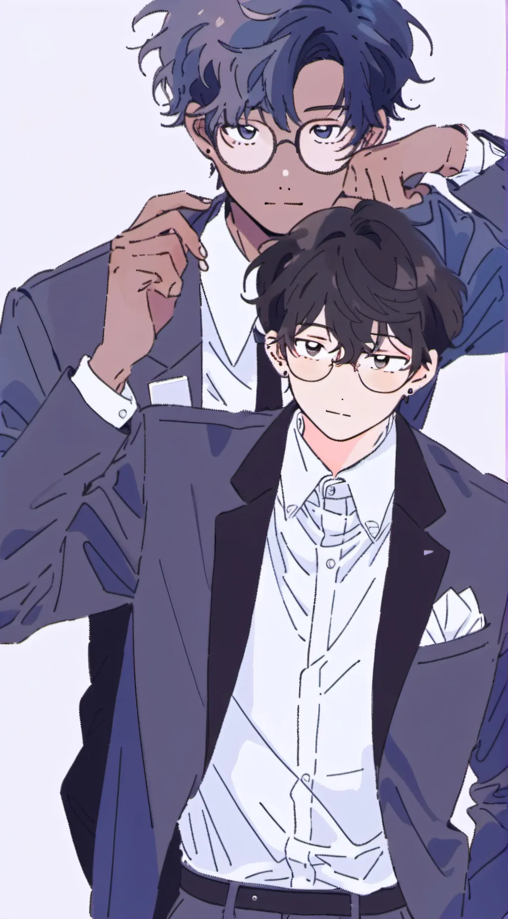 ai character: \|adam and alex|/ background